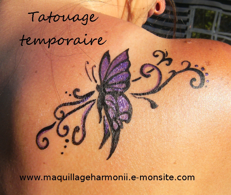 Papillon violet